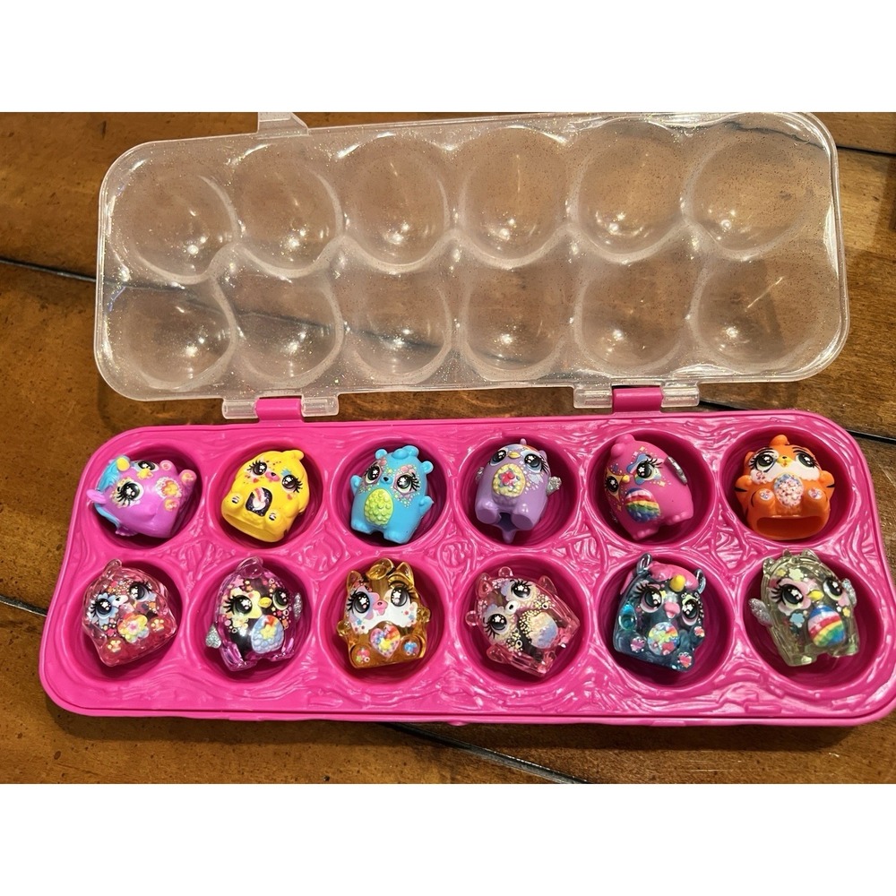 Hatchimals Colleggtibles Glamfetti w/ Case Carton Confetti 12 Figures Limited Ed